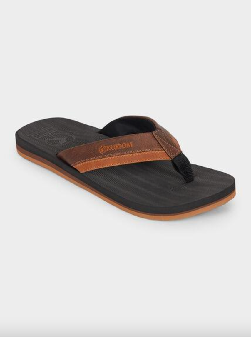 Kustom Burleigh Sandals Brown Open Ocean Africa