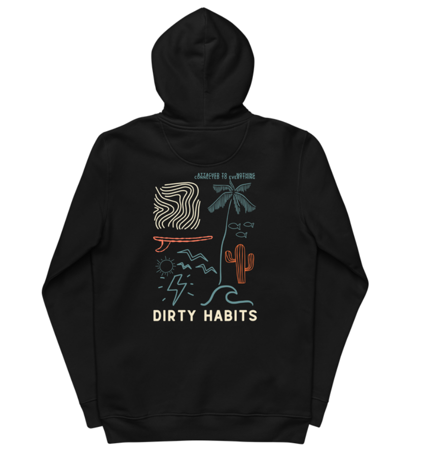 Dirty Habits Connected Hoodie / Black