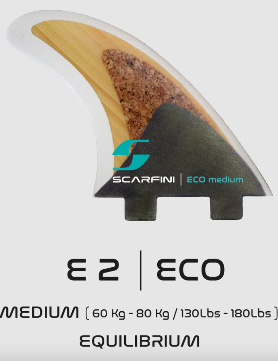 Scarfini E-2 Eco Equilibrium Thruster Fin Set / Twin Tab