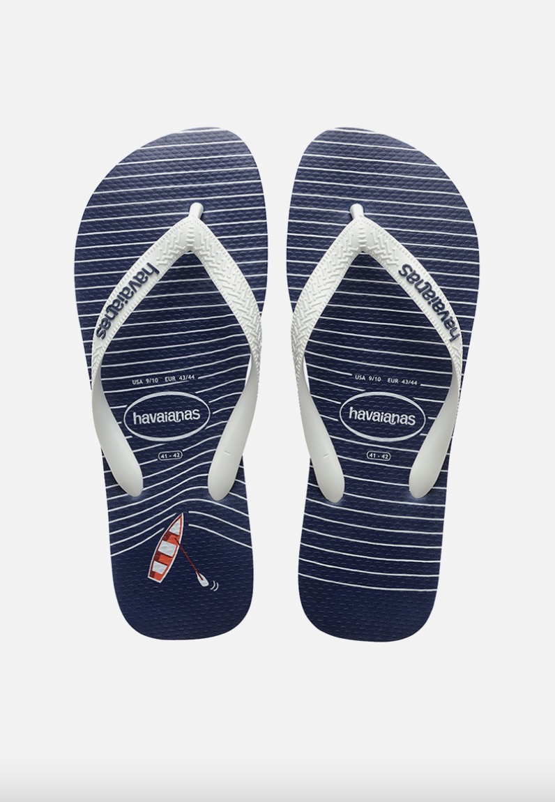 Havaianas Top Nautical Navy White Open Ocean Africa