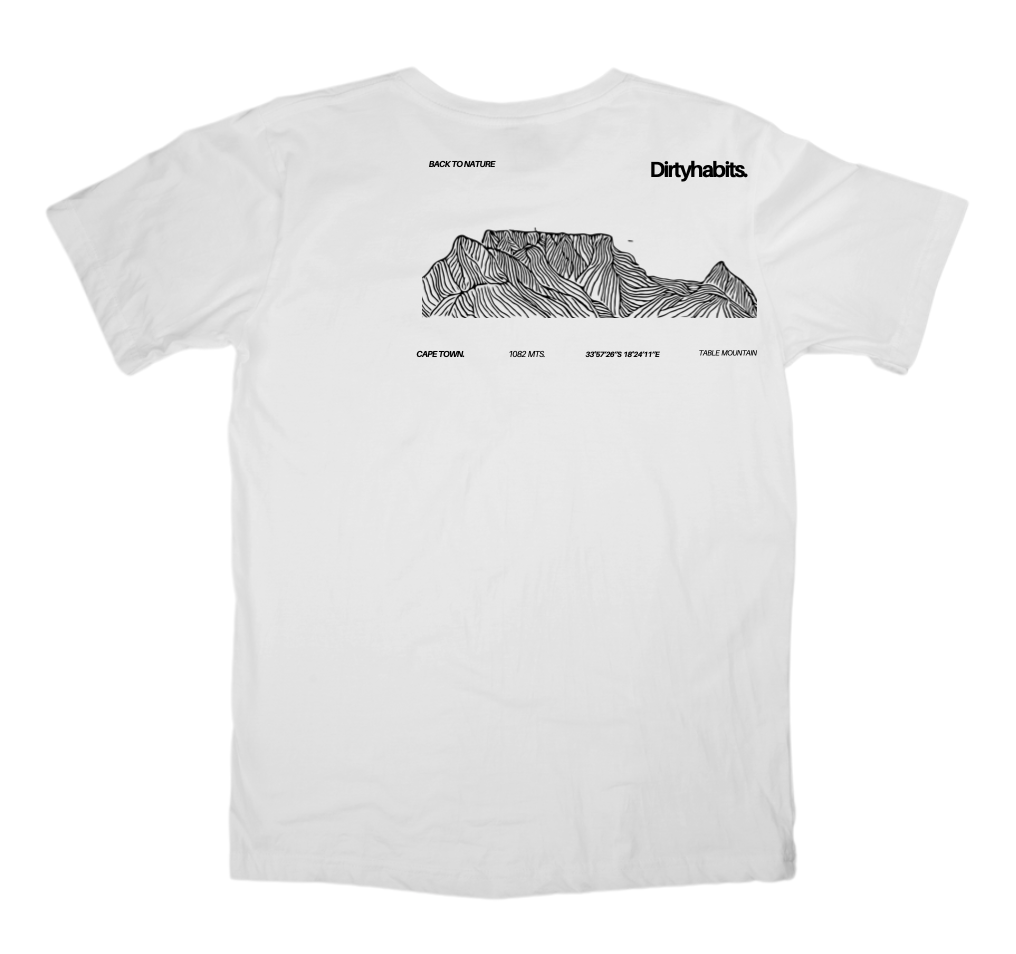 Dirty Habits Peak Tee / White