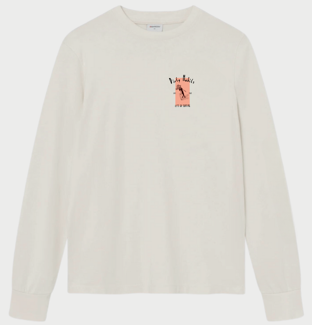 Dirty Habits Vibes LS Tee / Off-White