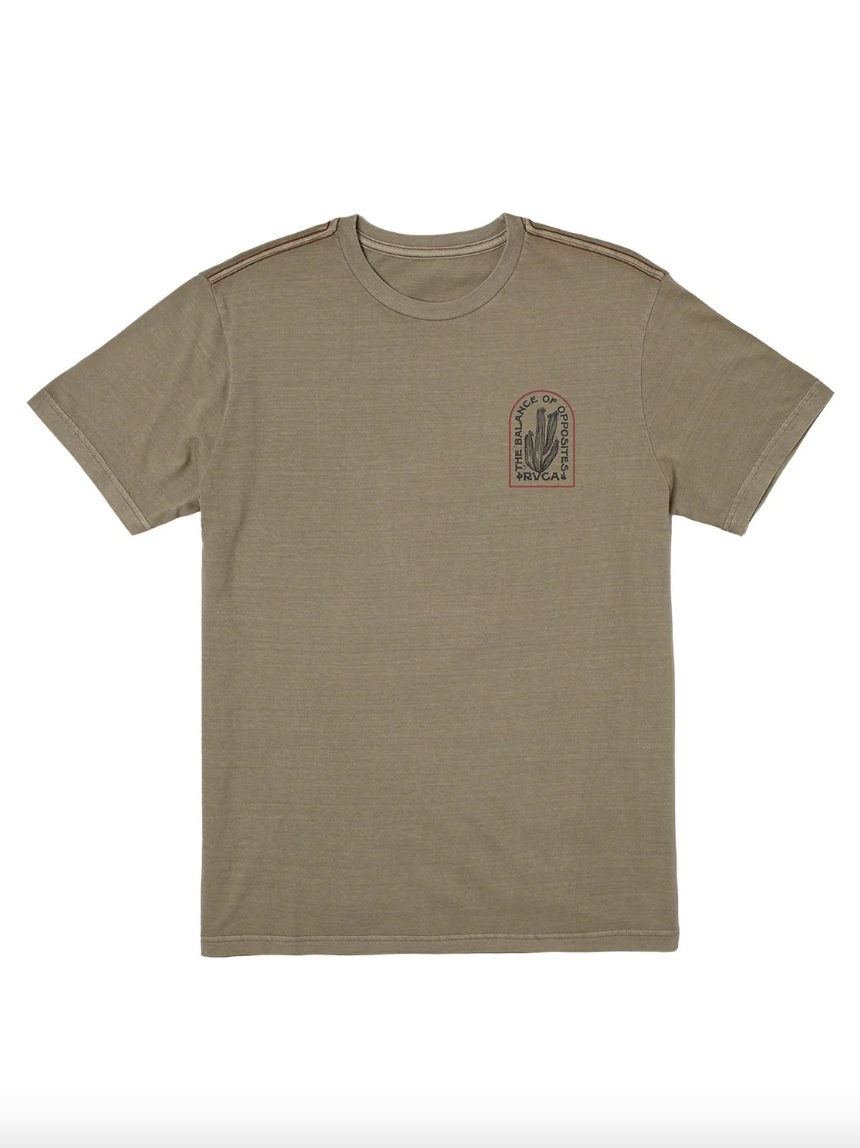 RVCA SandStorm Tee / Red Stitch