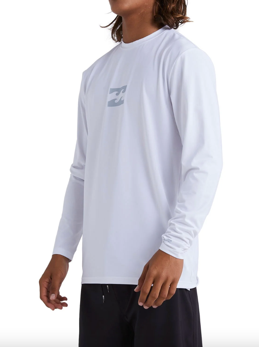 Billabong All Day Wave Rash Vest LS / White