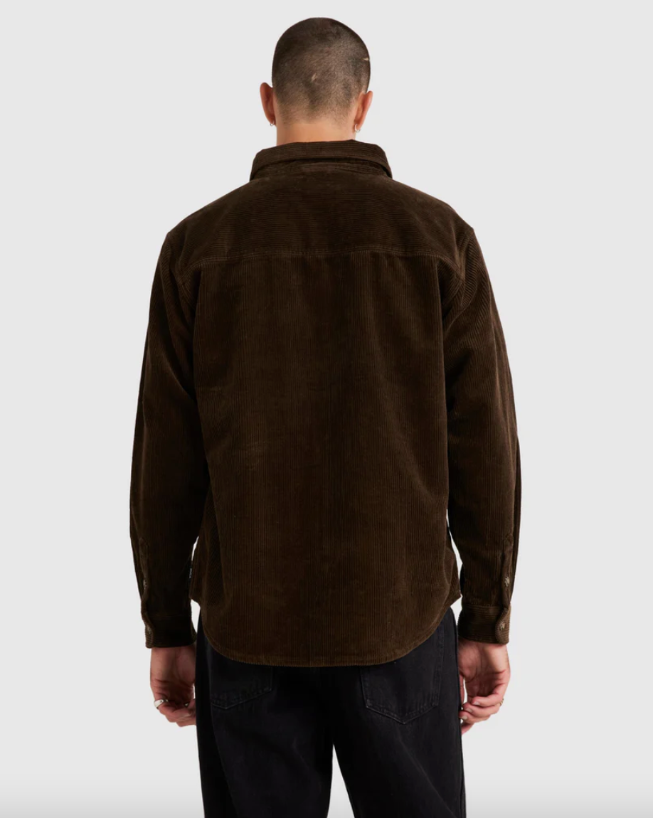 RVCA Wide Load Cord LS / Chocolate