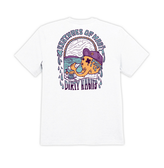 Dirty Habits Creature Tee / White