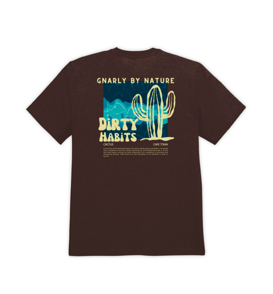 Dirty Habits Gnarly Tee / Choc