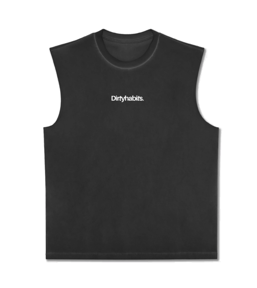 Dirty Habits Paradise Vest / Washed Black
