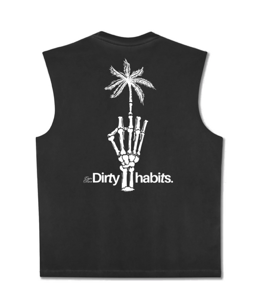 Dirty Habits Paradise Vest / Washed Black
