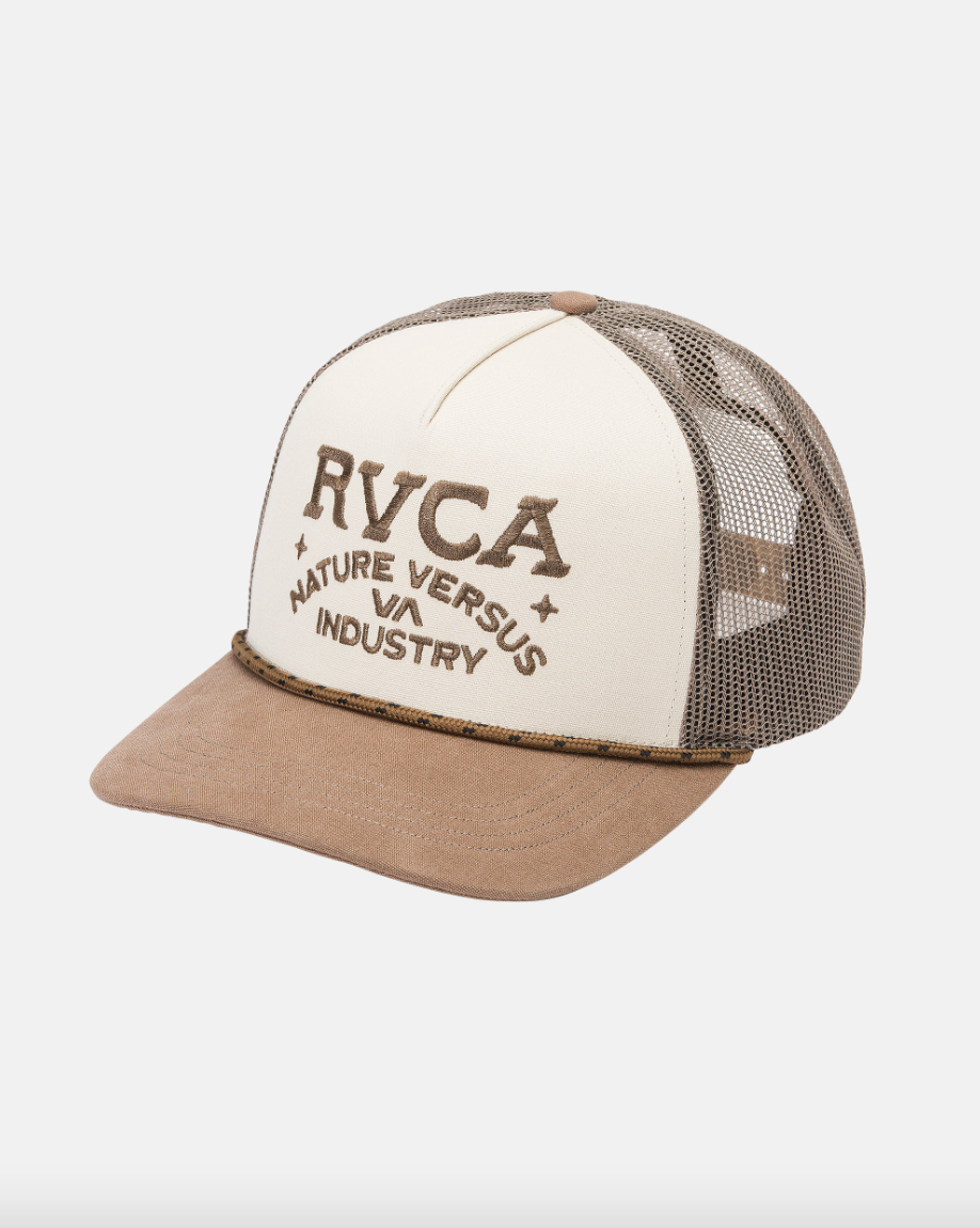 RVCA Ridge Curved Trucker / Silver Bleach