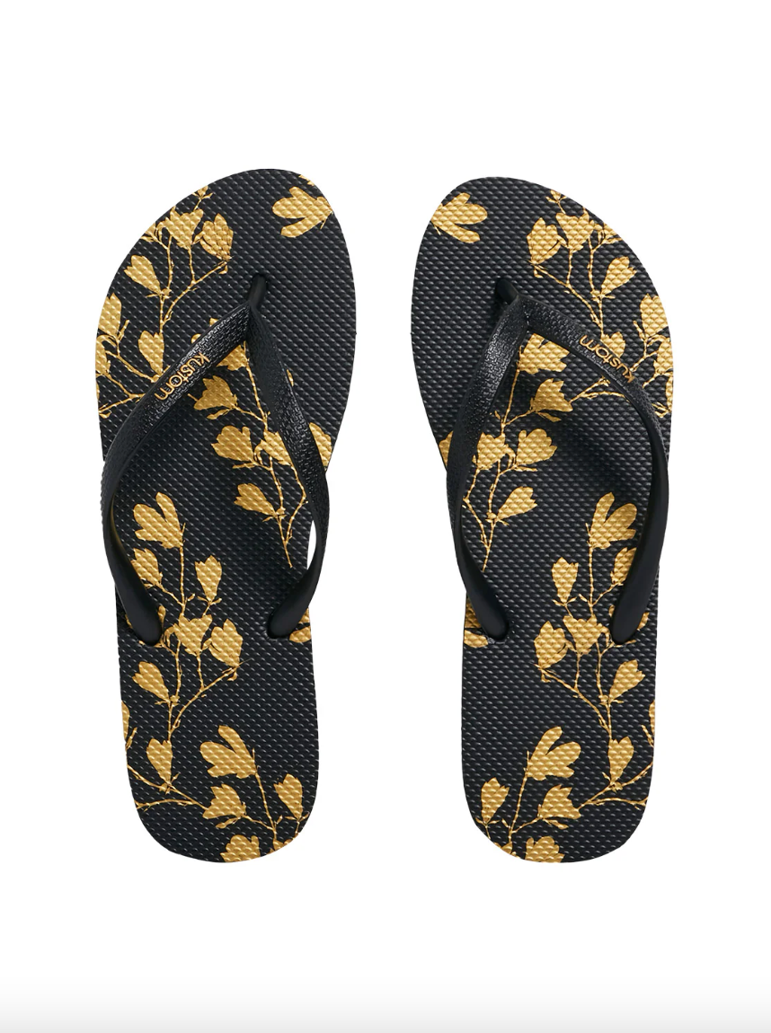 Kustom Classic Gold Floral / Black Gold