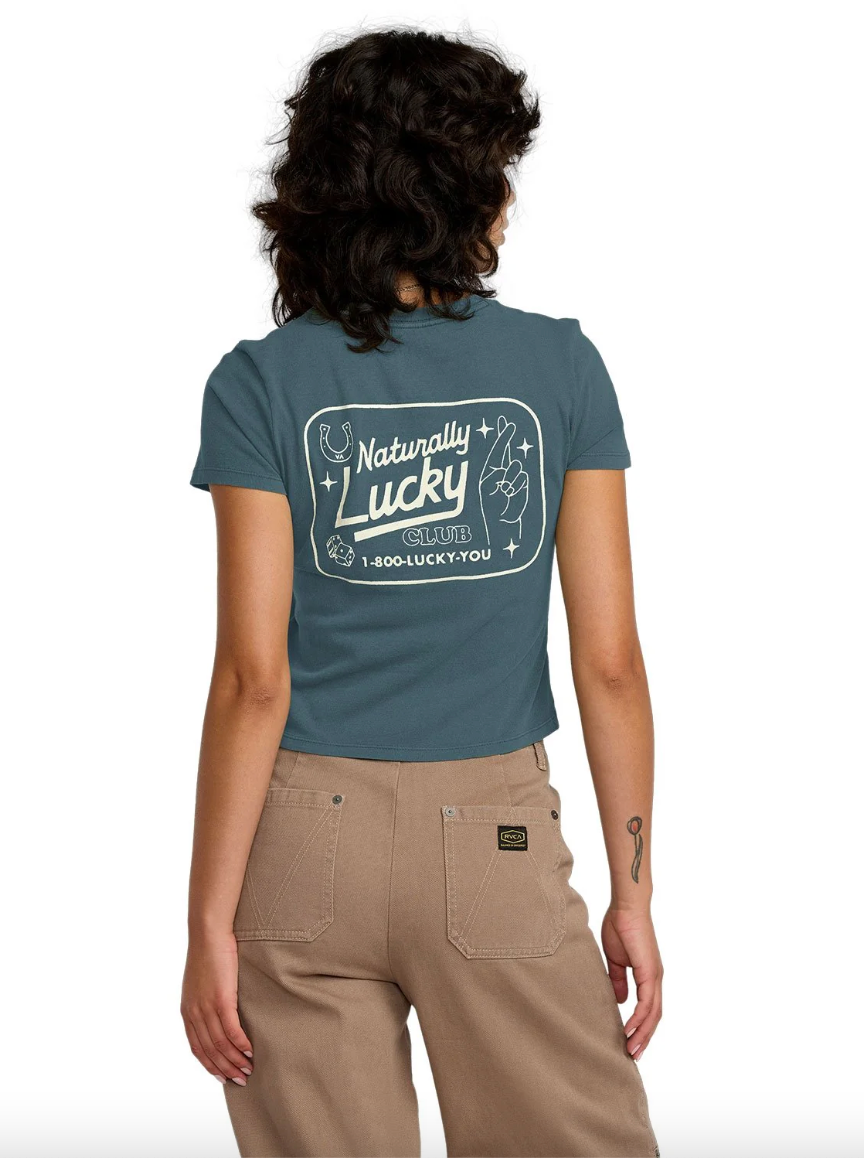 RVCA 411 Tee / Cypress Green