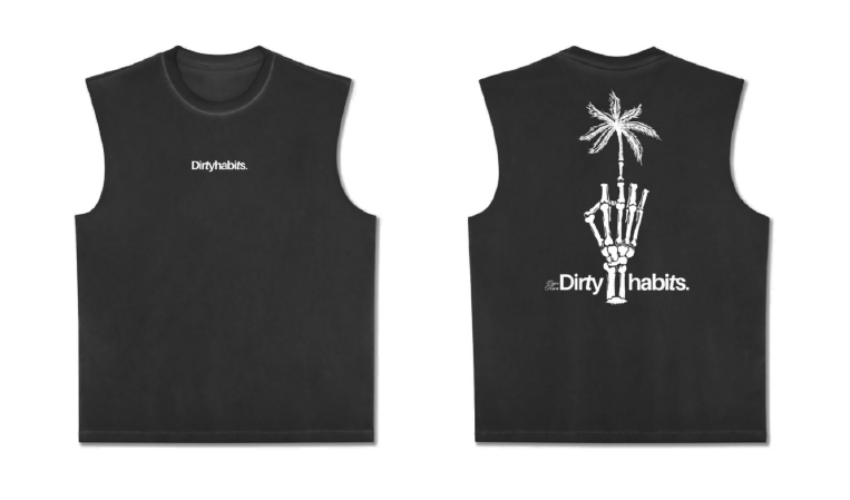 Dirty Habits Paradise Vest / Washed Black
