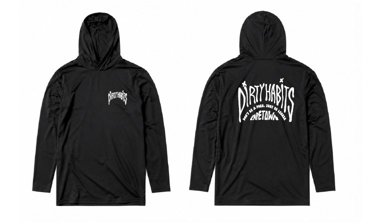 Dirty Habits Drop Waterman Hood / Black