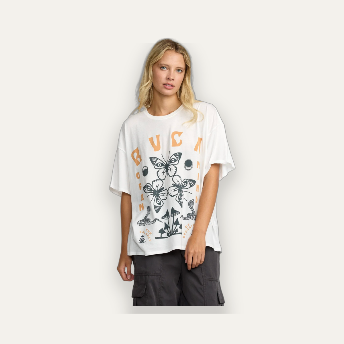 RVCA Baggie Tee II / Vintage White