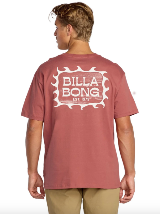Billabong Ripple Premium Tee / Faded Red