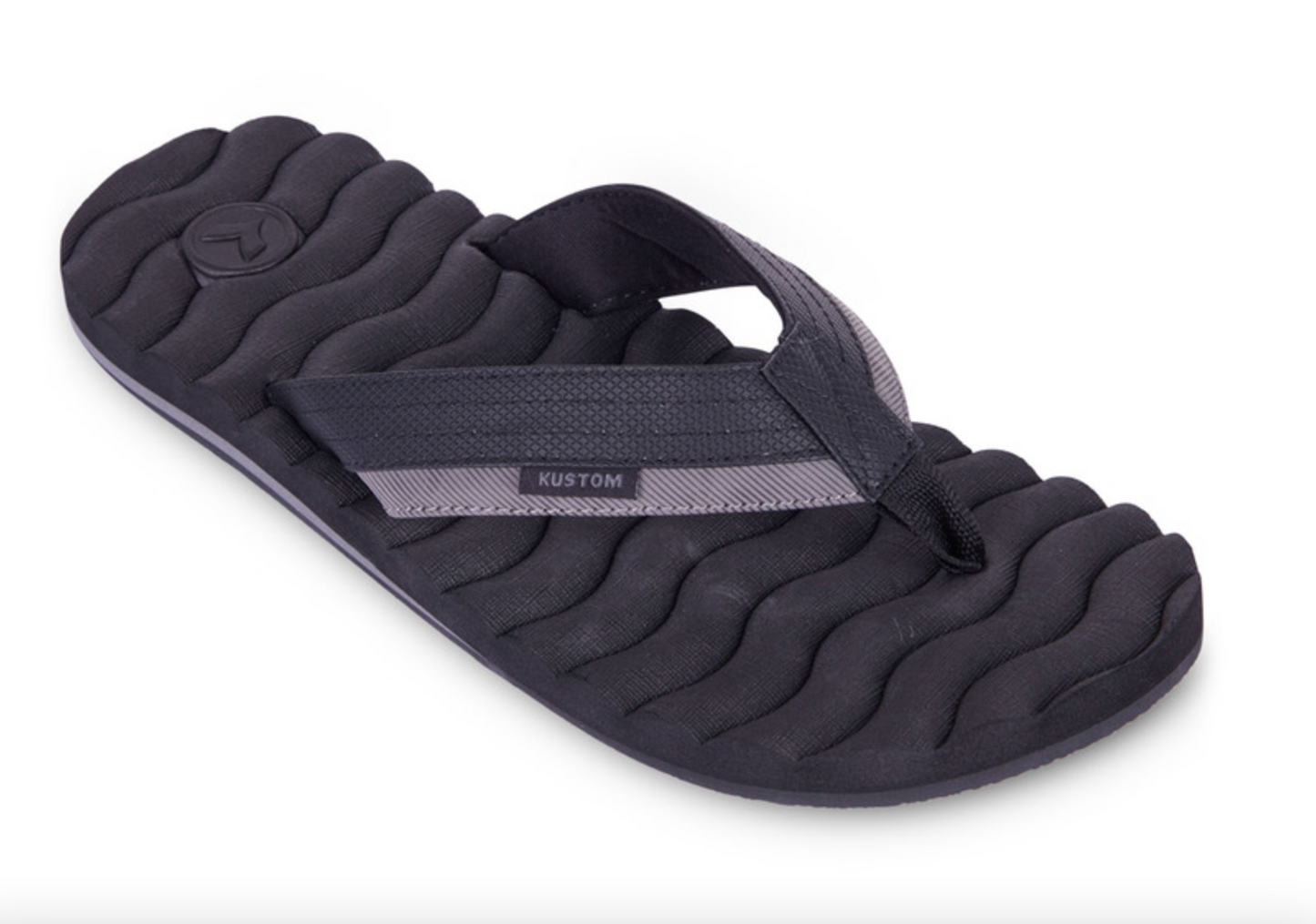 Kustom Hummer III Sandals / Grey Stripe