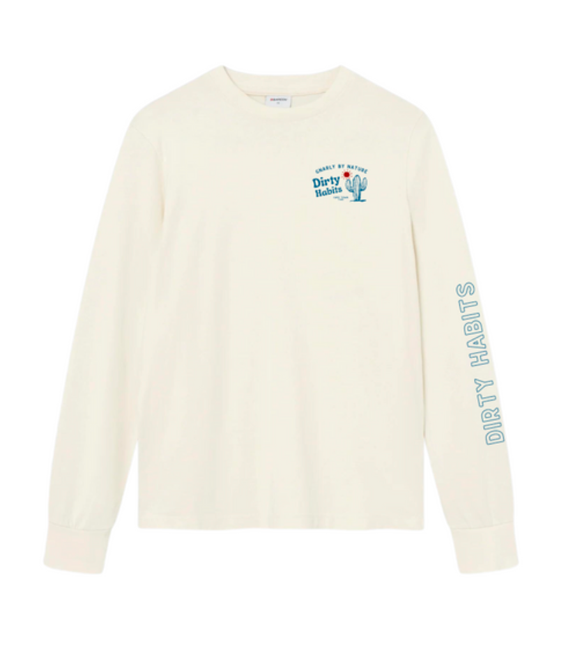 Dirty Habits Gnarly LS Tee / Bone