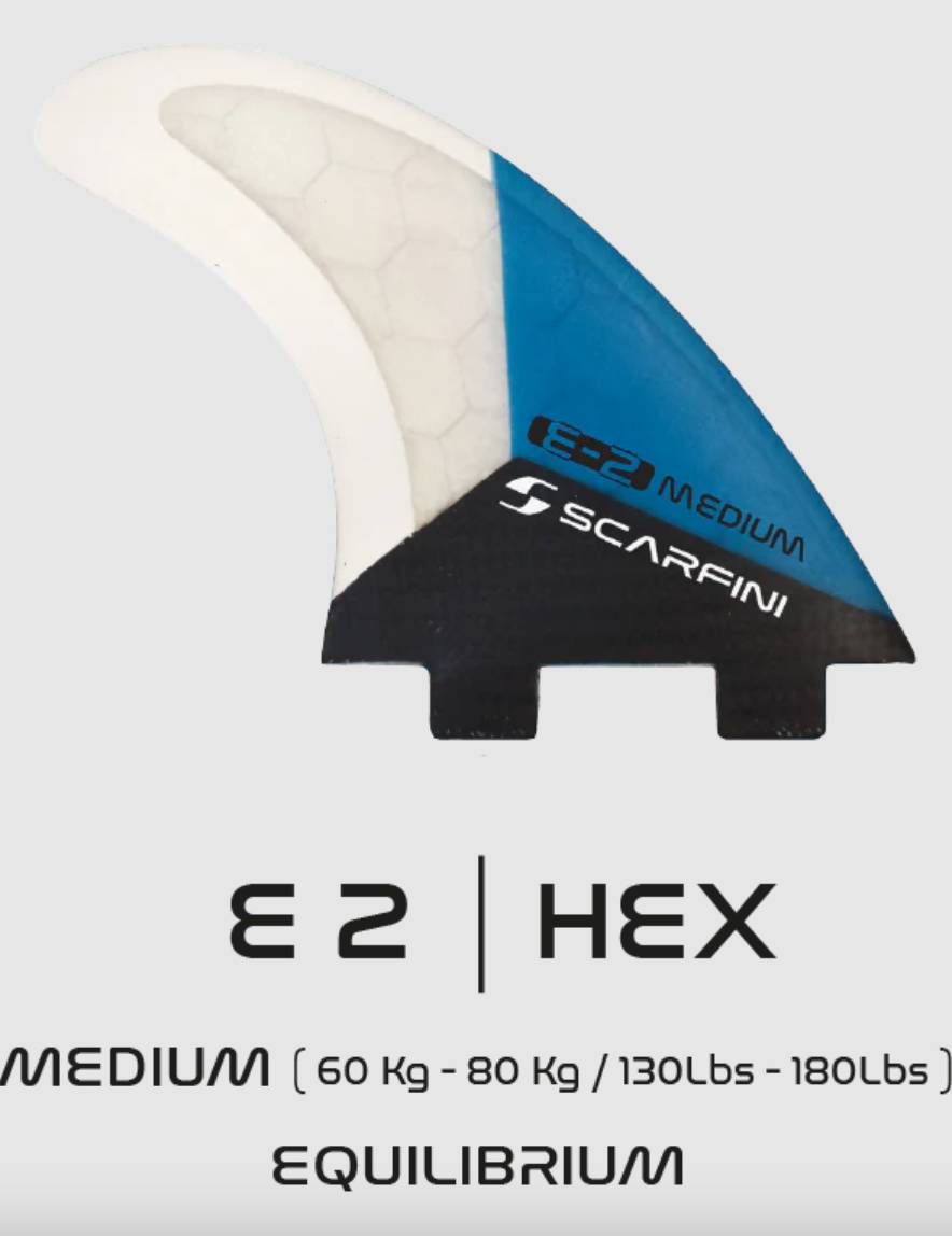 Scarfini E-2 Equilibrium Thruster Fin Set / Twin Tab