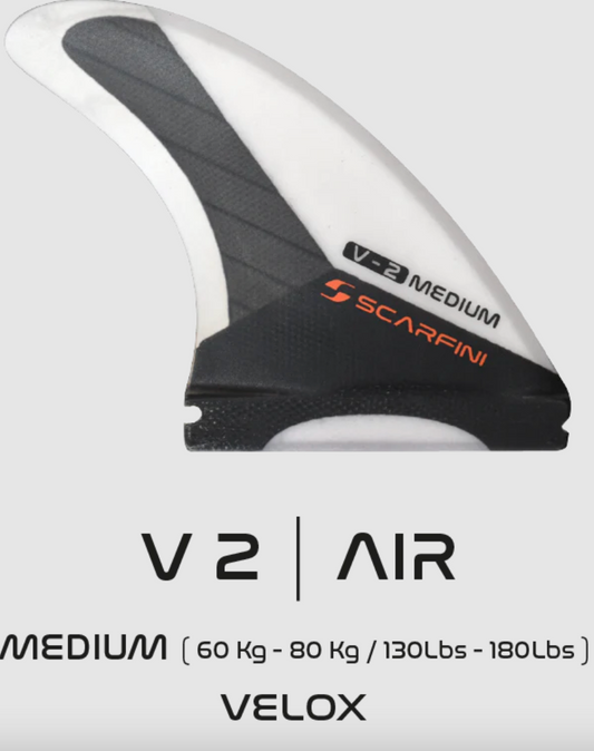 Scarfini V-2 Air Velox Thruster Fin Set / Single Tab