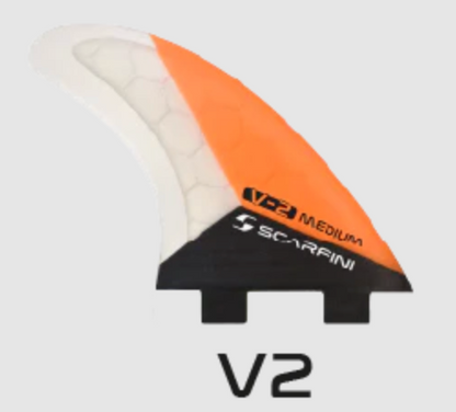 Scarfini V-2 Velox Thruster Fin Set / Twin Tab