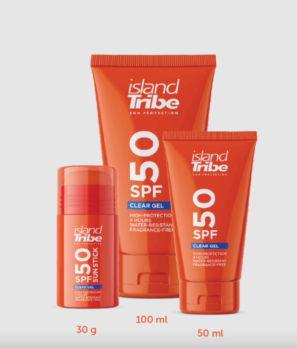 Island Tribe SPF50 Clear Gel