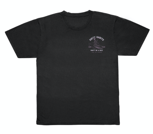 Dirty Habits Surfer Tee / Black