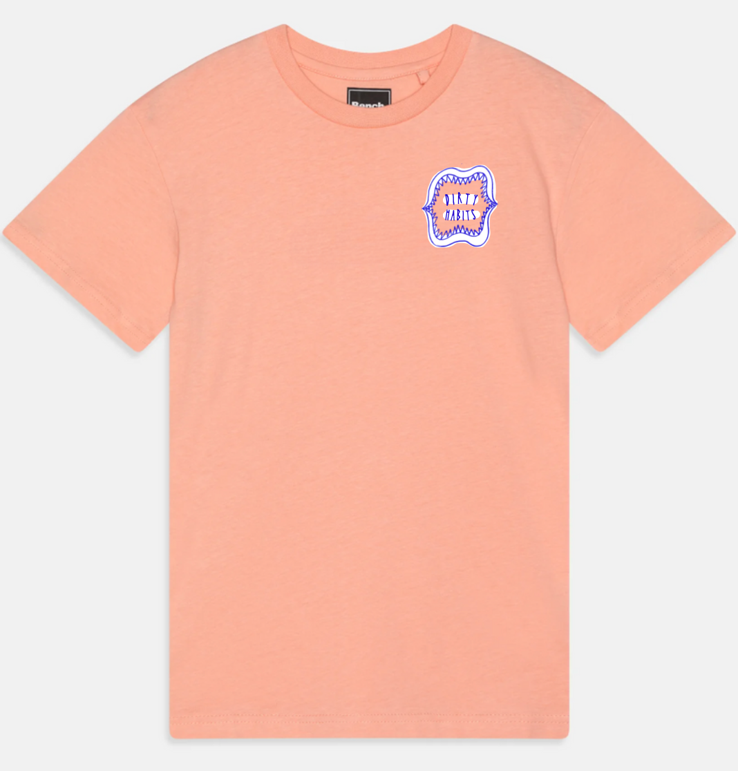 Dirty Habits Jaws Oversize Tee / Apricot