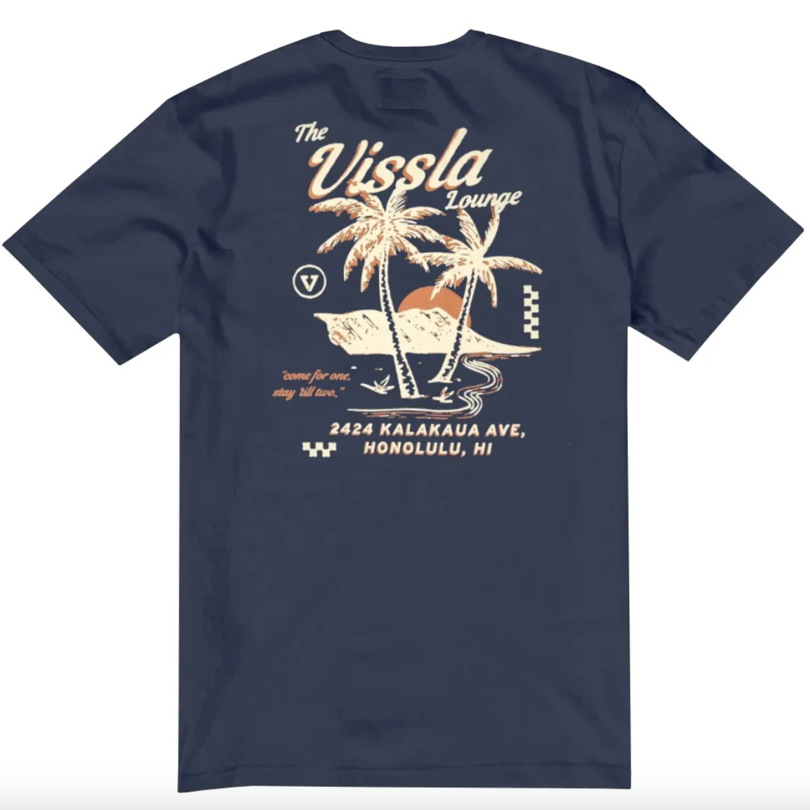 Vissla Lounge Pkt Tee / Navy