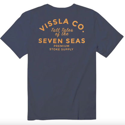 Vissla Premium Stoke Pkt Tee / Navy