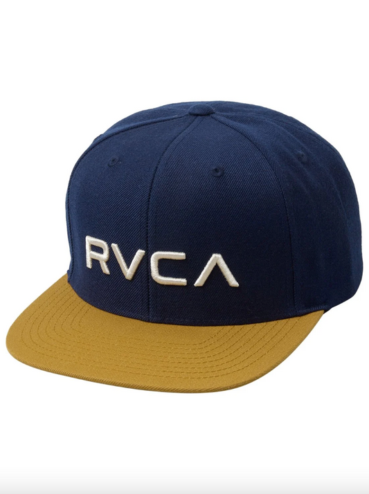 RVCA Twill Snapback II / Navy/Tan