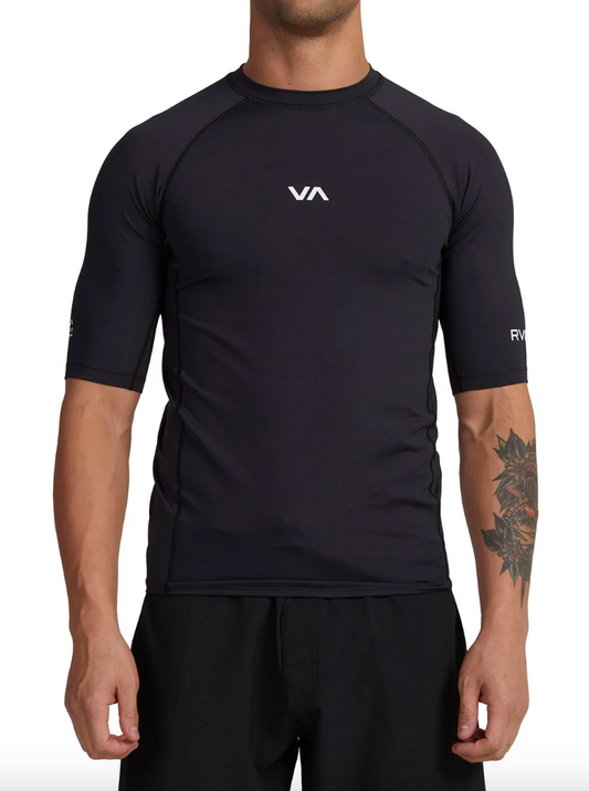 RVCA SS Rash Guard / Black