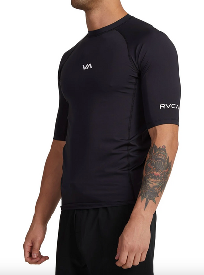 RVCA SS Rash Guard / Black