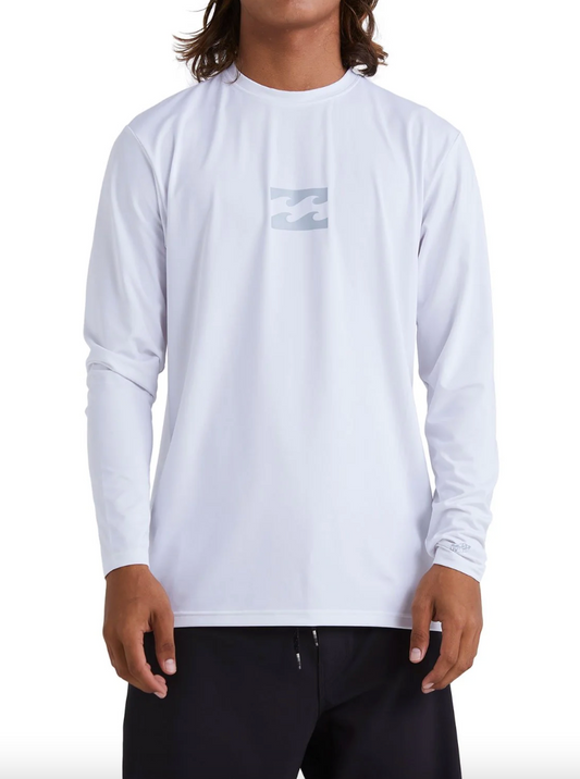 Billabong All Day Wave Rash Vest LS / White