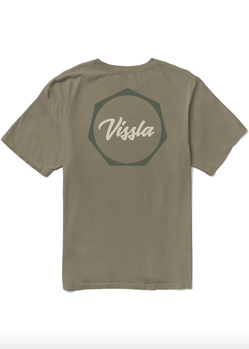 Vissla Work Day Premium Tee / Brown