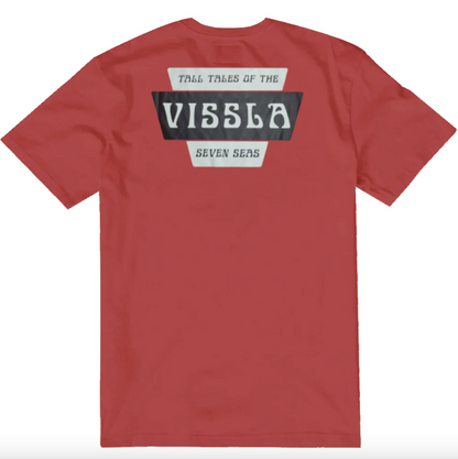 Vissla Stacks Premium Pkt Tee / Brick