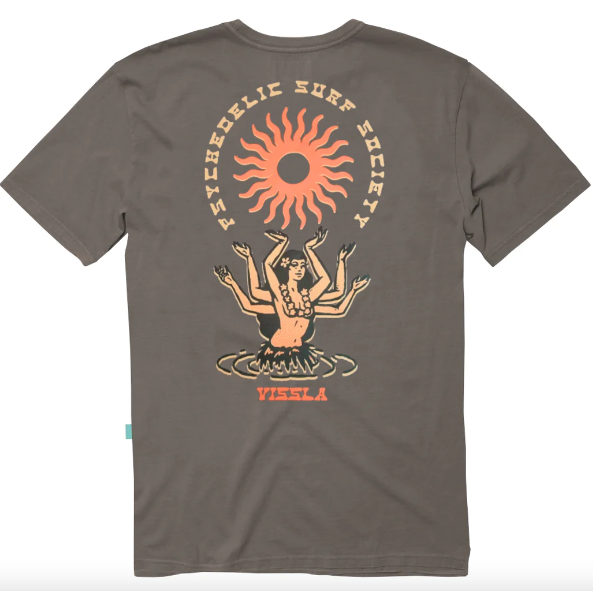 Vissla Hula Hands Tee / Graphite