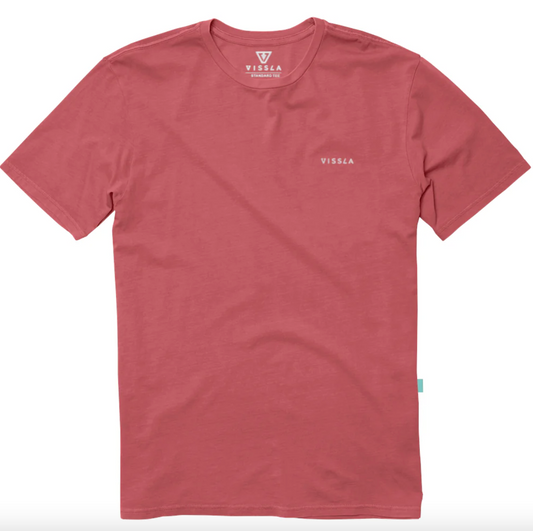 Vissla Vintage Premium Tee / Brick Red