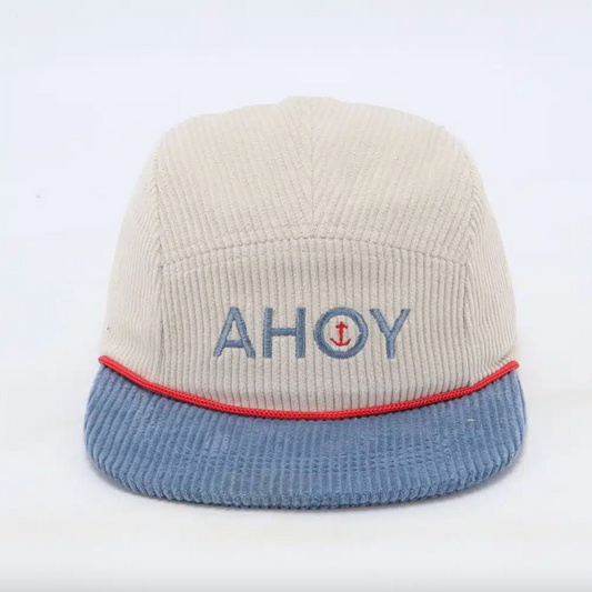 AHOY Corduroy Cap / Blue