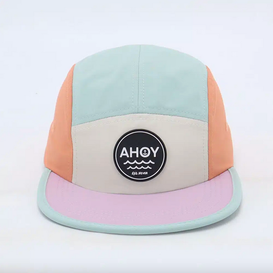 AHOY 5 Panel Cap / Pastel Multi