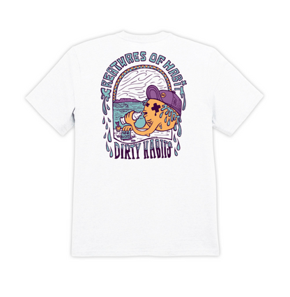 Dirty Habits Creature Tee / White