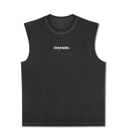 Dirty Habits Paradise Vest / Washed Black
