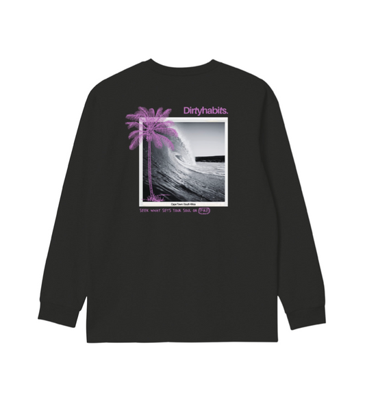 Dirty Habits Polar LS Tee / Washed Black