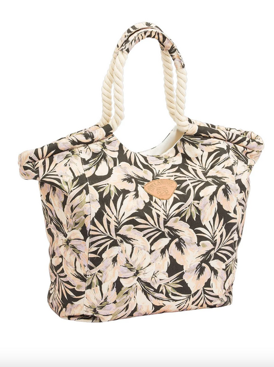 Billabong Rope Tote / Black Floral
