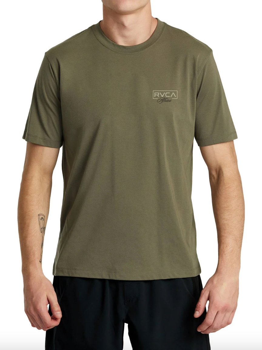 RVCA Big 5 Stack Tee / Olive