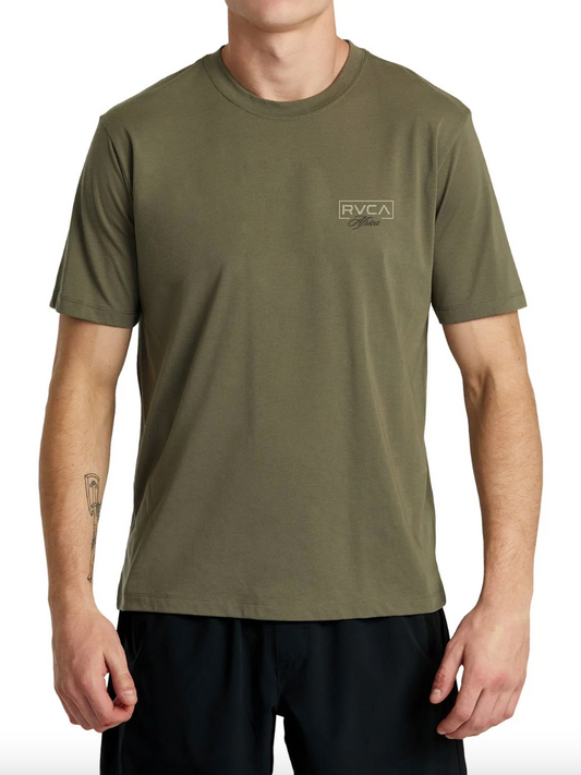 RVCA Big 5 Stack Tee / Olive