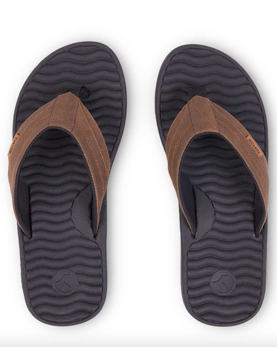 Kustom Quest Sandals / Chocolate