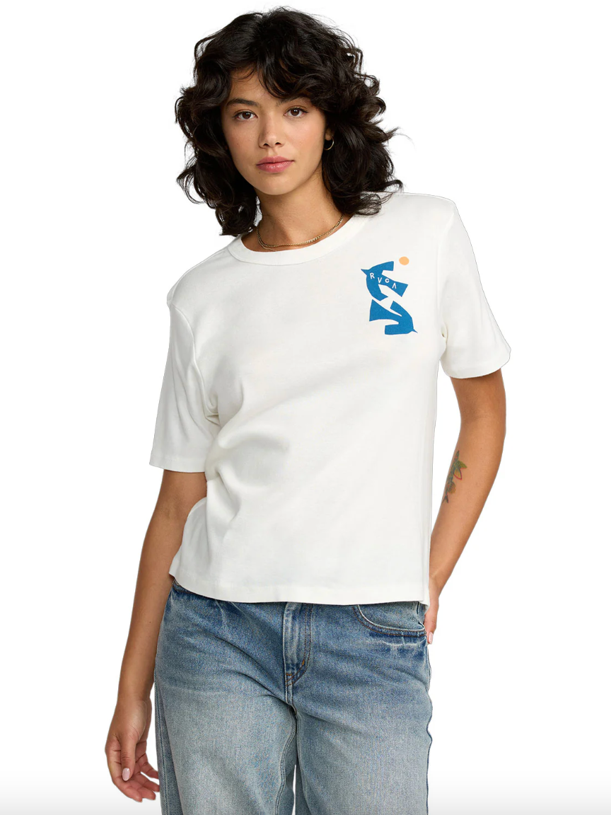 RVCA Daily Tee / Vintage White