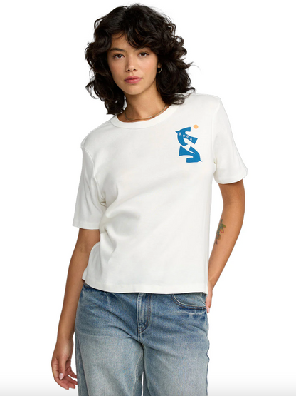 RVCA Daily Tee / Vintage White