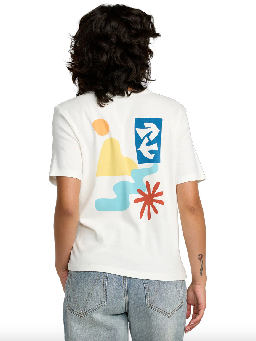 RVCA Daily Tee / Vintage White